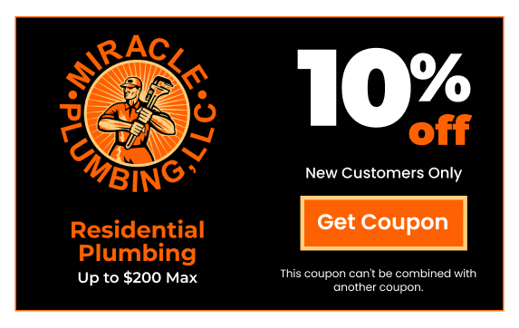 Miracle Plumbing, LLC Coupon 10% off